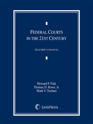 cover image of Federal Courts in the 21st Century
